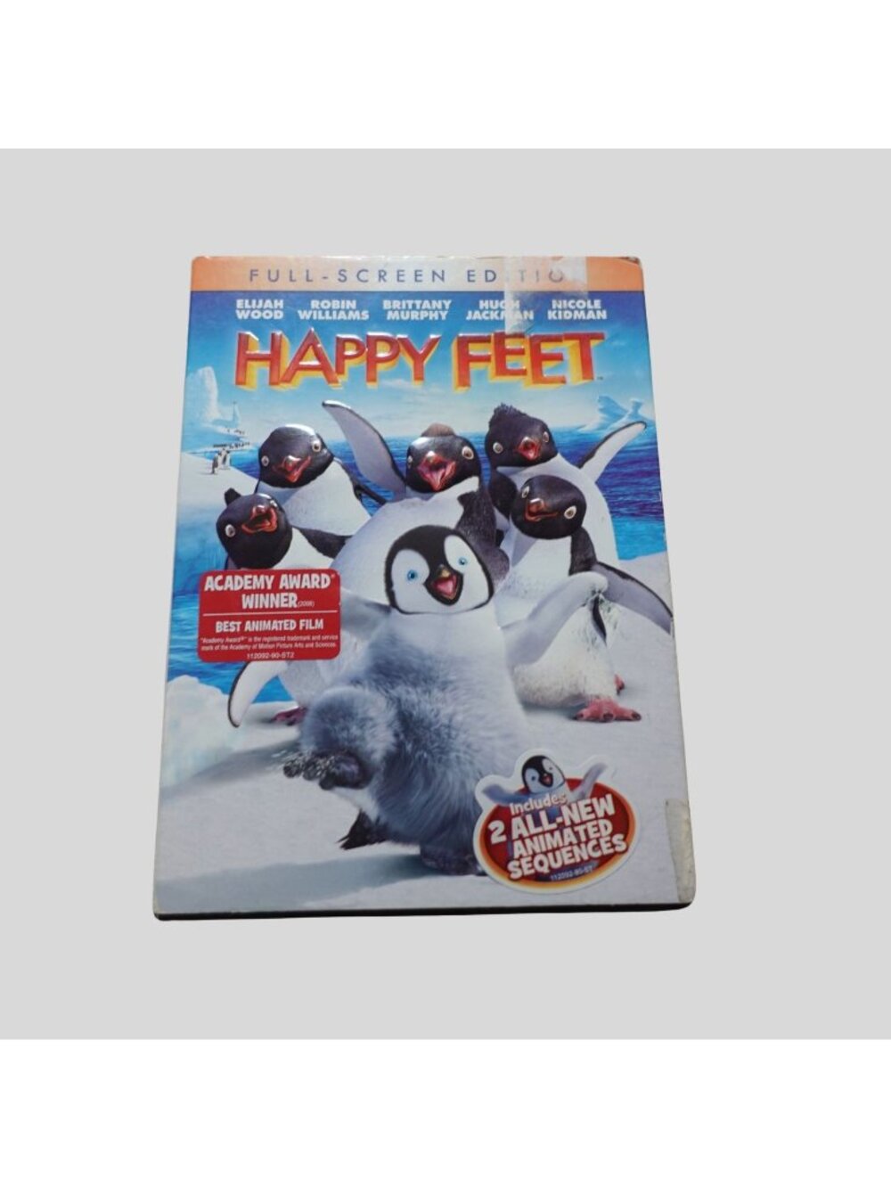Happy Feet 2006 Full Screen Edition DVD Animated Family Movie